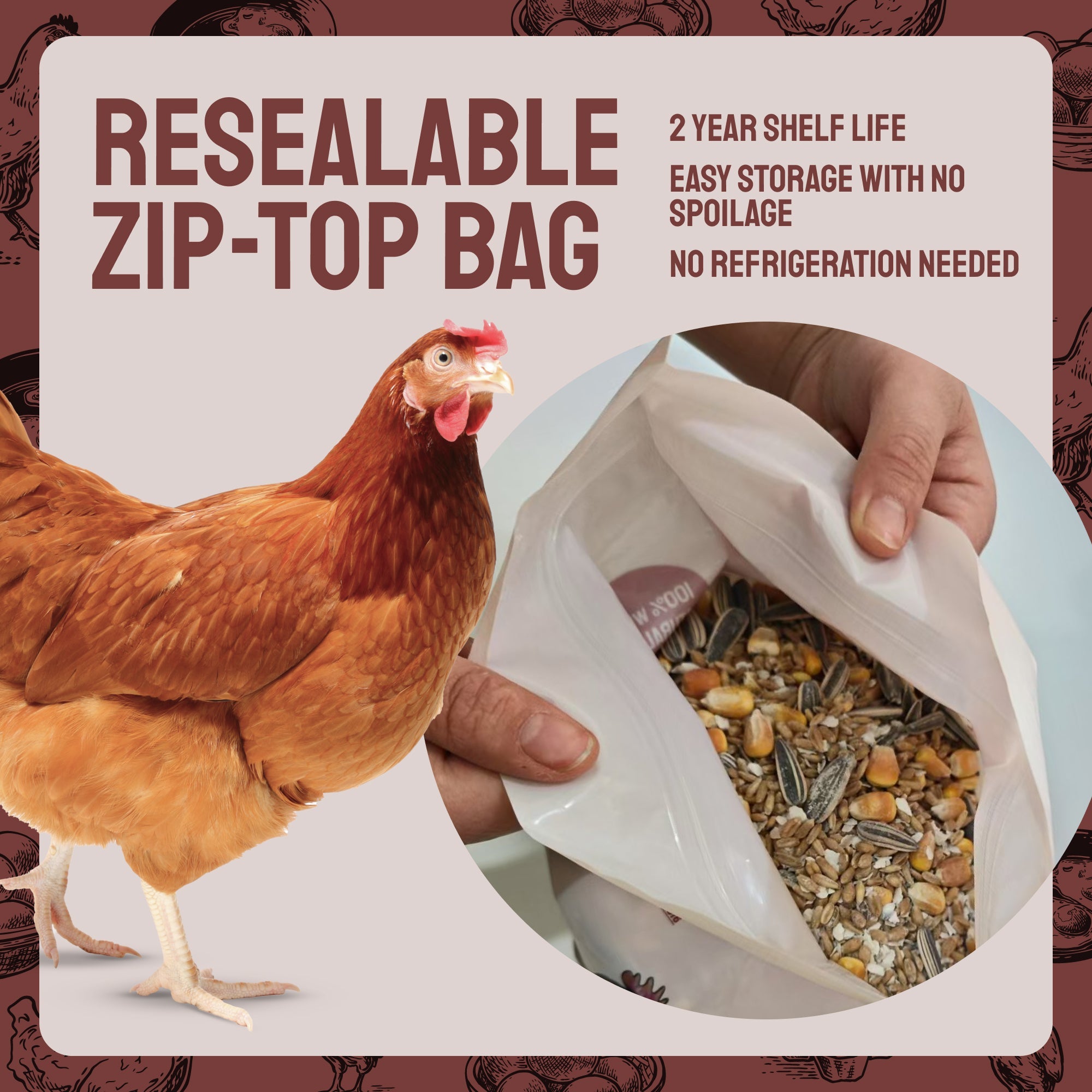 Essential Blend Chicken Feed (Formulated for Layers)