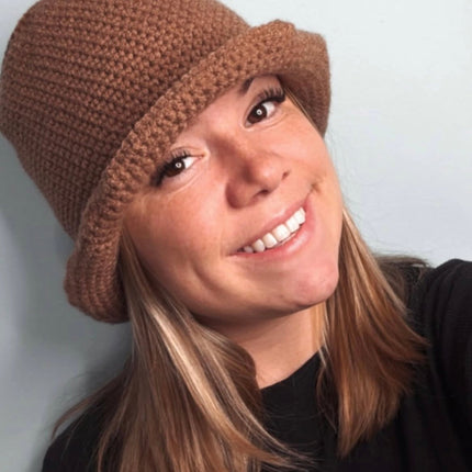 Brown Bucket Hat