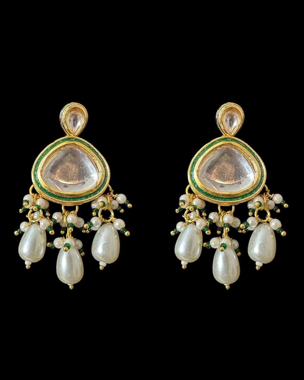 PS550 High quality kundan and pearl pendant set ( SHIPS IN 3 WEEKS )