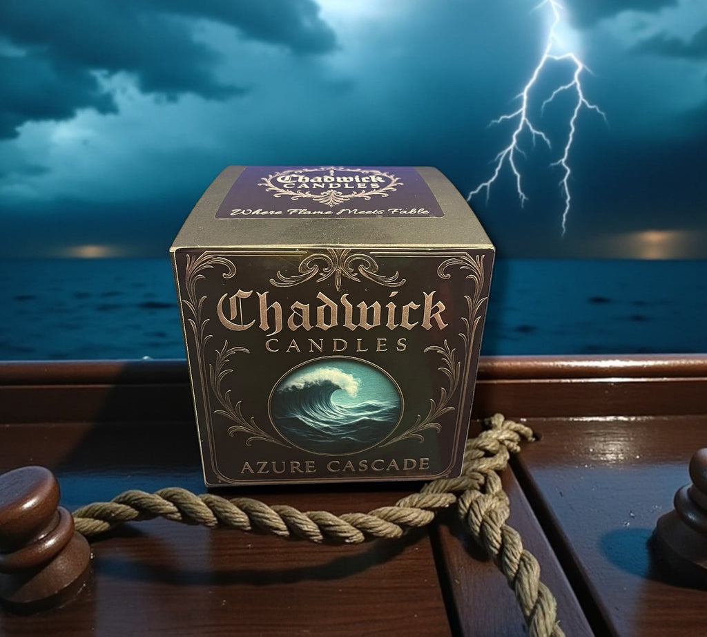 Azure Cascade Candle