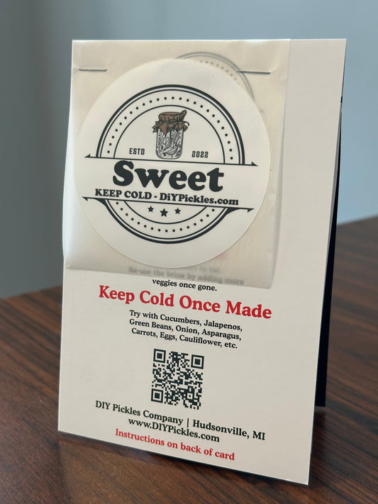 DIY Pickles Sweet Spice Pack