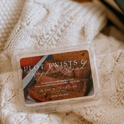 Plot Twists & Pumpkin Bread Wax Melt
