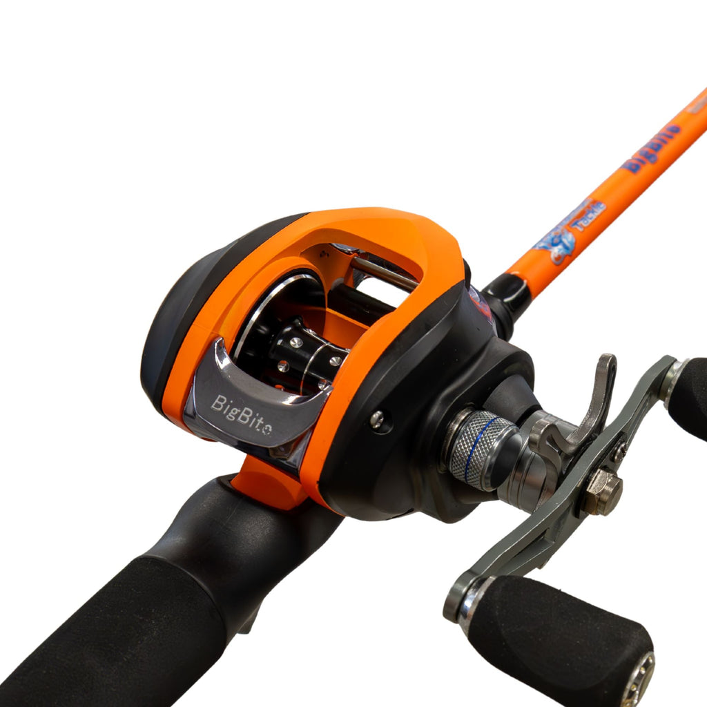 Reaction Tackle Fishing Rod and Baitcasting Reel Combo - Big Bite - NEW