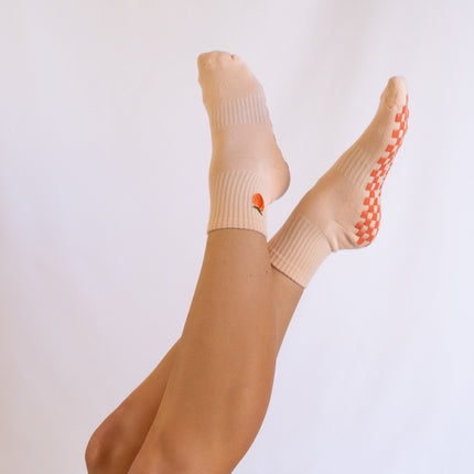 The Just Peachy Grip Sock