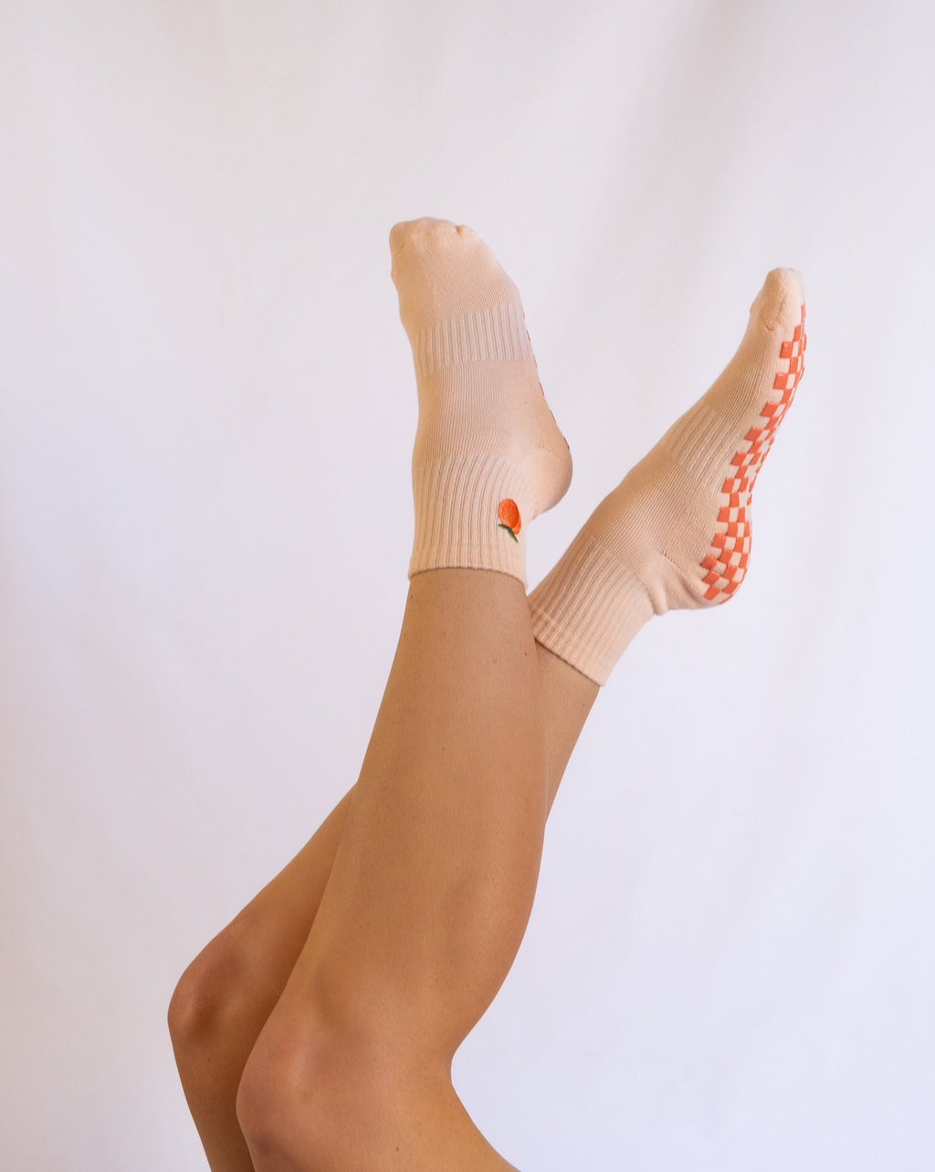 The Just Peachy Grip Sock