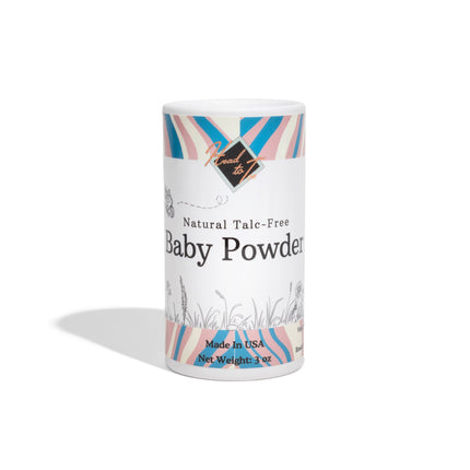 Talc-Free Baby Powder - Natural Clay Formula | Safe for All Ages