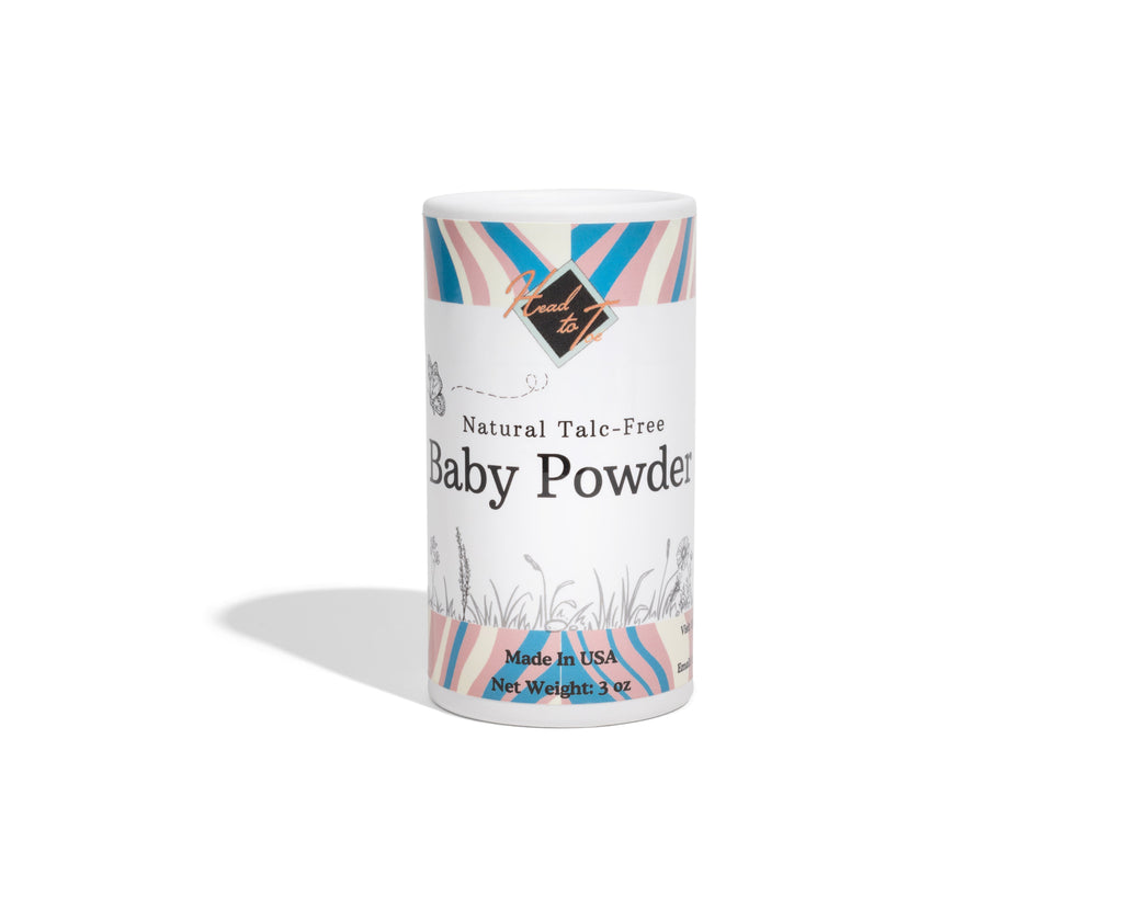 Talc-Free Baby Powder - Natural Clay Formula | Safe for All Ages