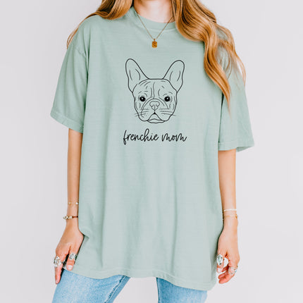 Frenchie Mom French bulldog Dog Mom Comfort Colors T Shirt