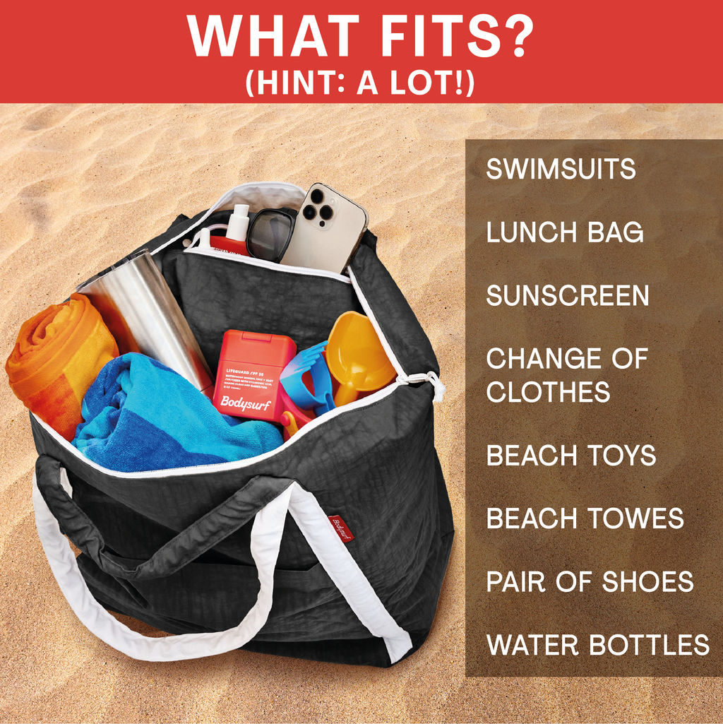 Extra Large Ripstop Nylon Waterproof Beach Bag