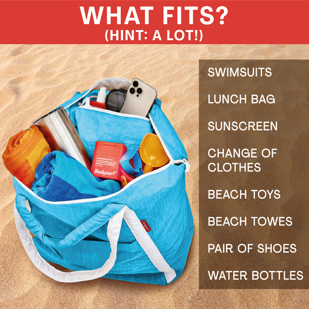 Extra Large Ripstop Nylon Waterproof Beach Bag