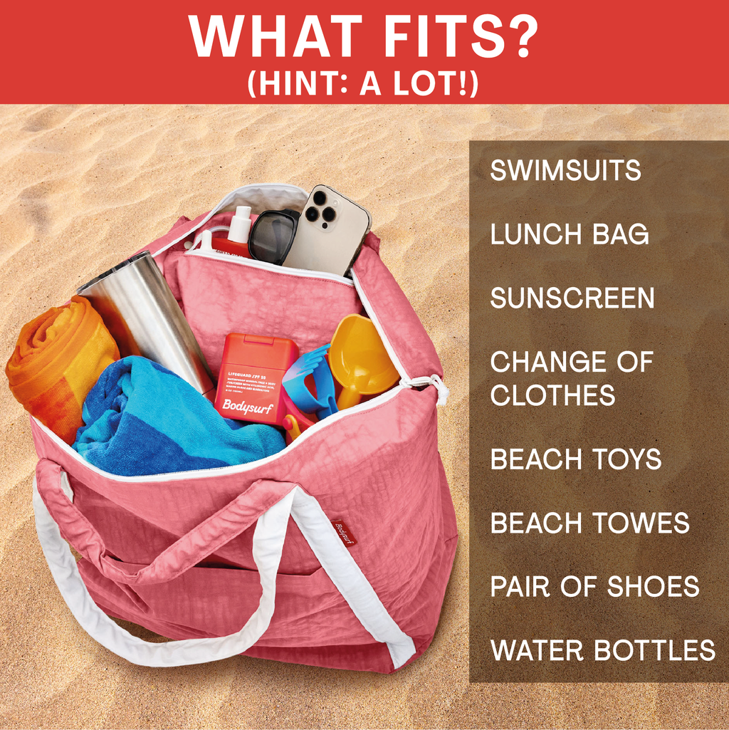 Extra Large Ripstop Nylon Waterproof Beach Bag