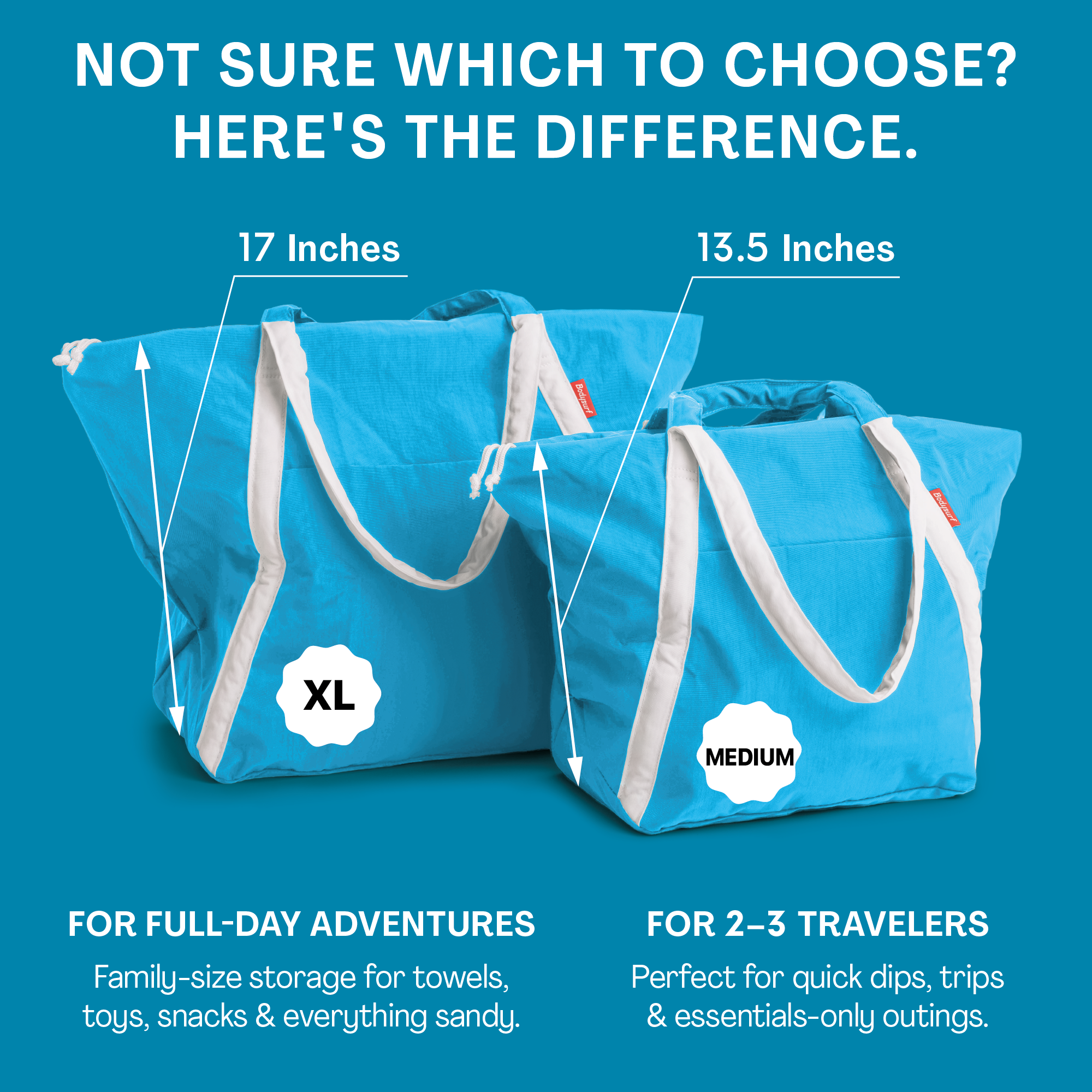 Medium Ripstop Nylon Waterproof Beach Bag