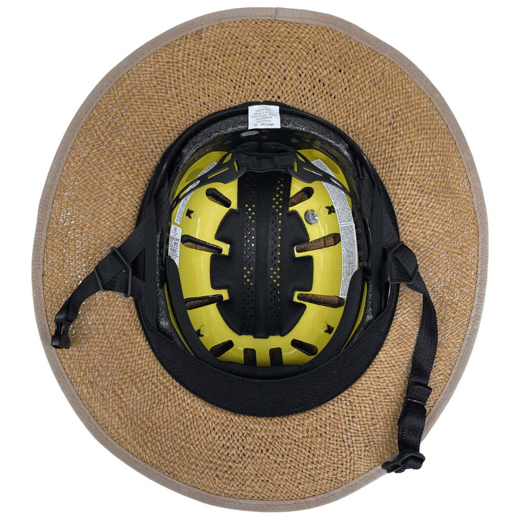 MIPS Helmet + Classic Straw Hat Bike Helmet Cover