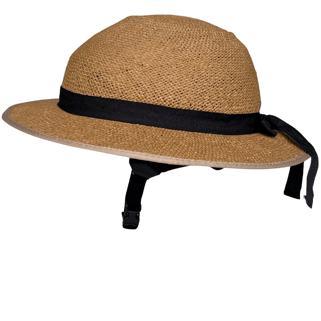 MIPS Helmet + Classic Straw Hat Bike Helmet Cover