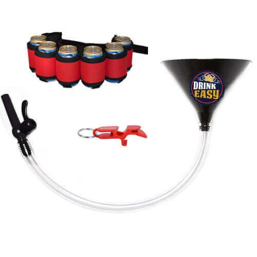 Beer Funnel Party Pack – Funnel, Shotgun Key Chain & Beer Belt