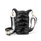 Black with White Stripe Strap