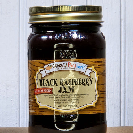 Black Raspberry Jam - No Sugar Added