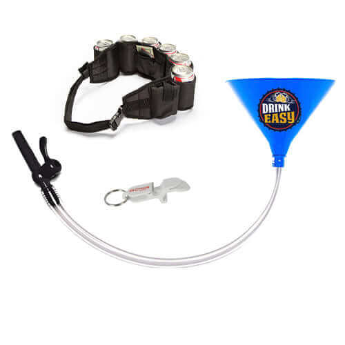 Beer Funnel Party Pack – Funnel, Shotgun Key Chain & Beer Belt