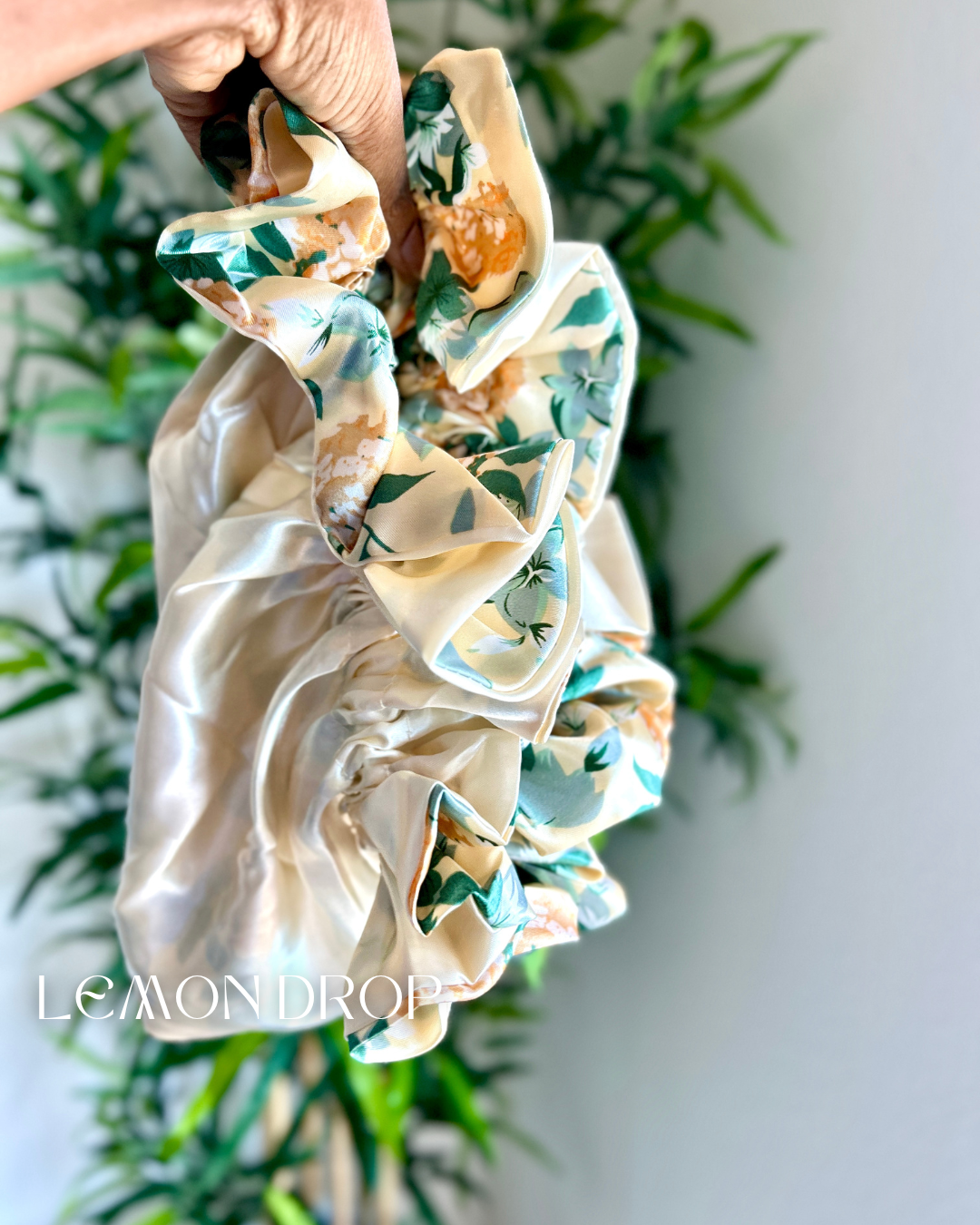 Pretty Blue All Satin Bonnet