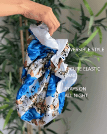 Garden Peach All Satin Bonnet