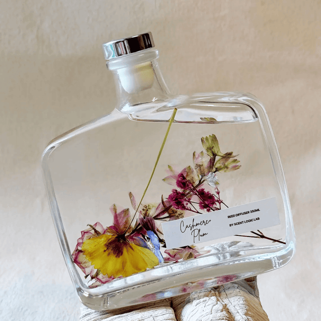 Handmade Botanical Reed Diffuser 12 OZ - Premium Aromatherapy Decor