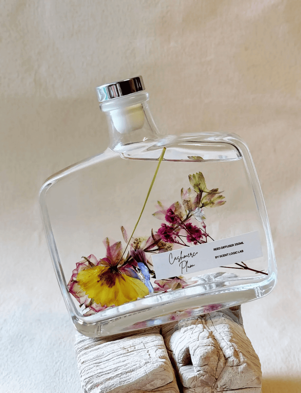 Handmade Botanical Reed Diffuser 12 OZ - Premium Aromatherapy Decor