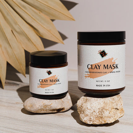 Calcium Bentonite Clay Face Mask - Ready-to-Use, Pure Spring Water