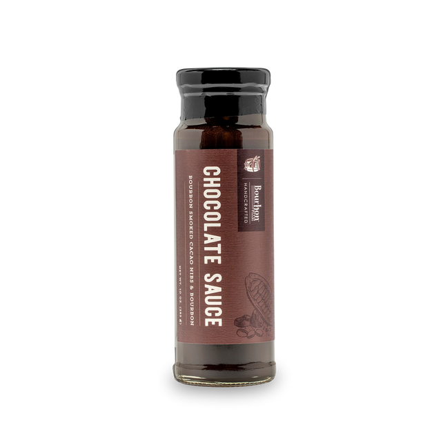 Chocolate Sauce – Bourbon Smoked Cacao Nibs & Bourbon
