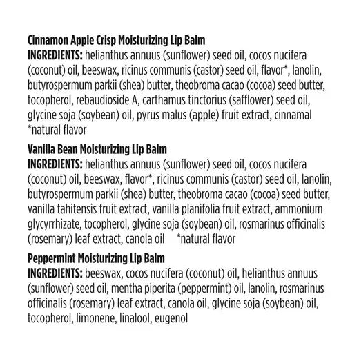 BURT'S BEES HOLIDAY WINTER WONDERS LIP BALM GIFT SET (3 x 0.15 OZ TUBES)