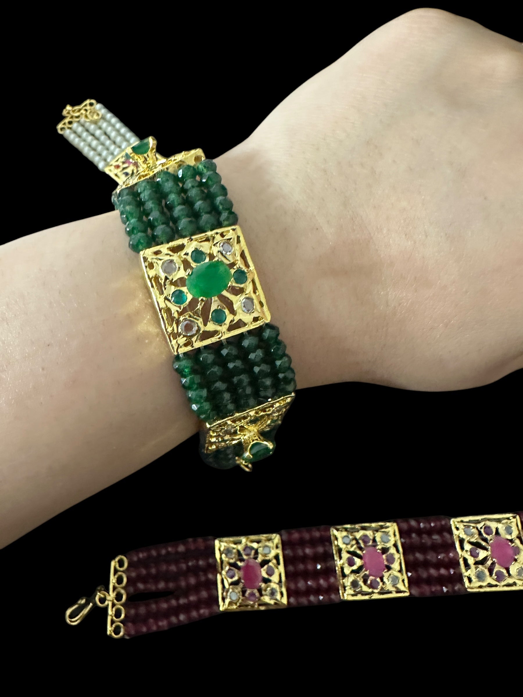 Hyderabadi gold plated bracelet ( READY TO SHIP )