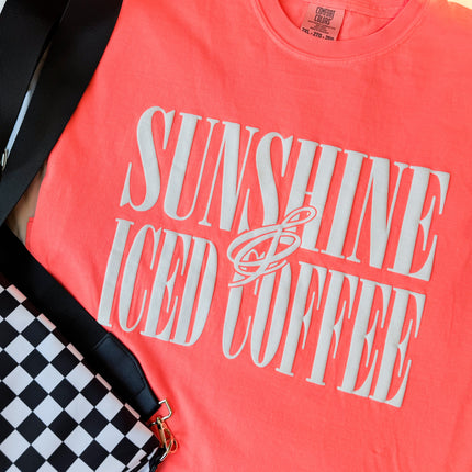 Sunshine and Iced Coffee Graphic Tee