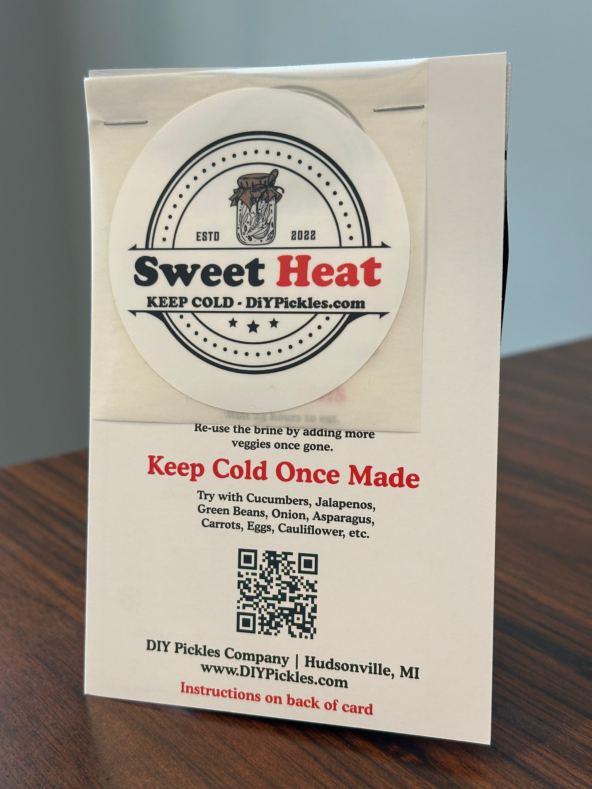 DIY Pickles Sweet Heat Spice Pack