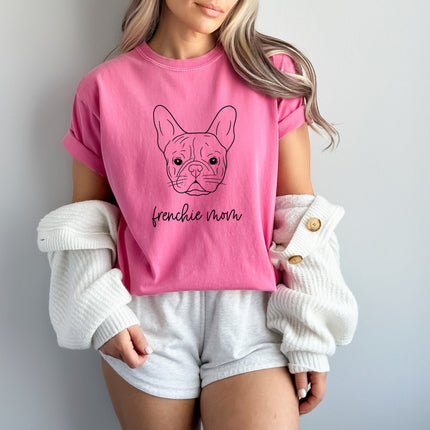 Frenchie Mom French bulldog Dog Mom Comfort Colors T Shirt