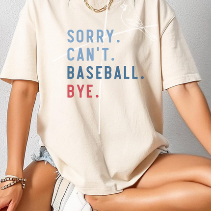 Sorry. Baseball. | Comfort Colors