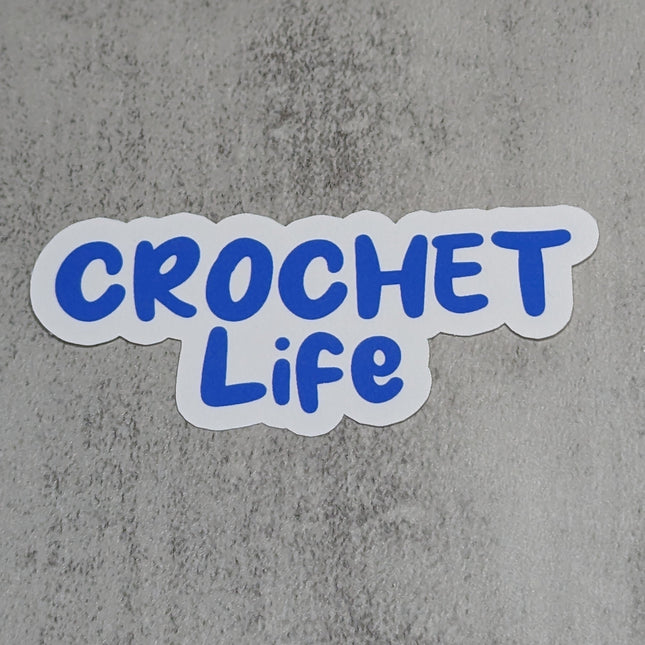 Crochet Life Die-Cut Sticker Decal