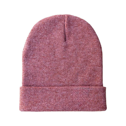 CS105 HAAKWEAR Traditional Silent Cuffed Beanie, Rusty Burgundy