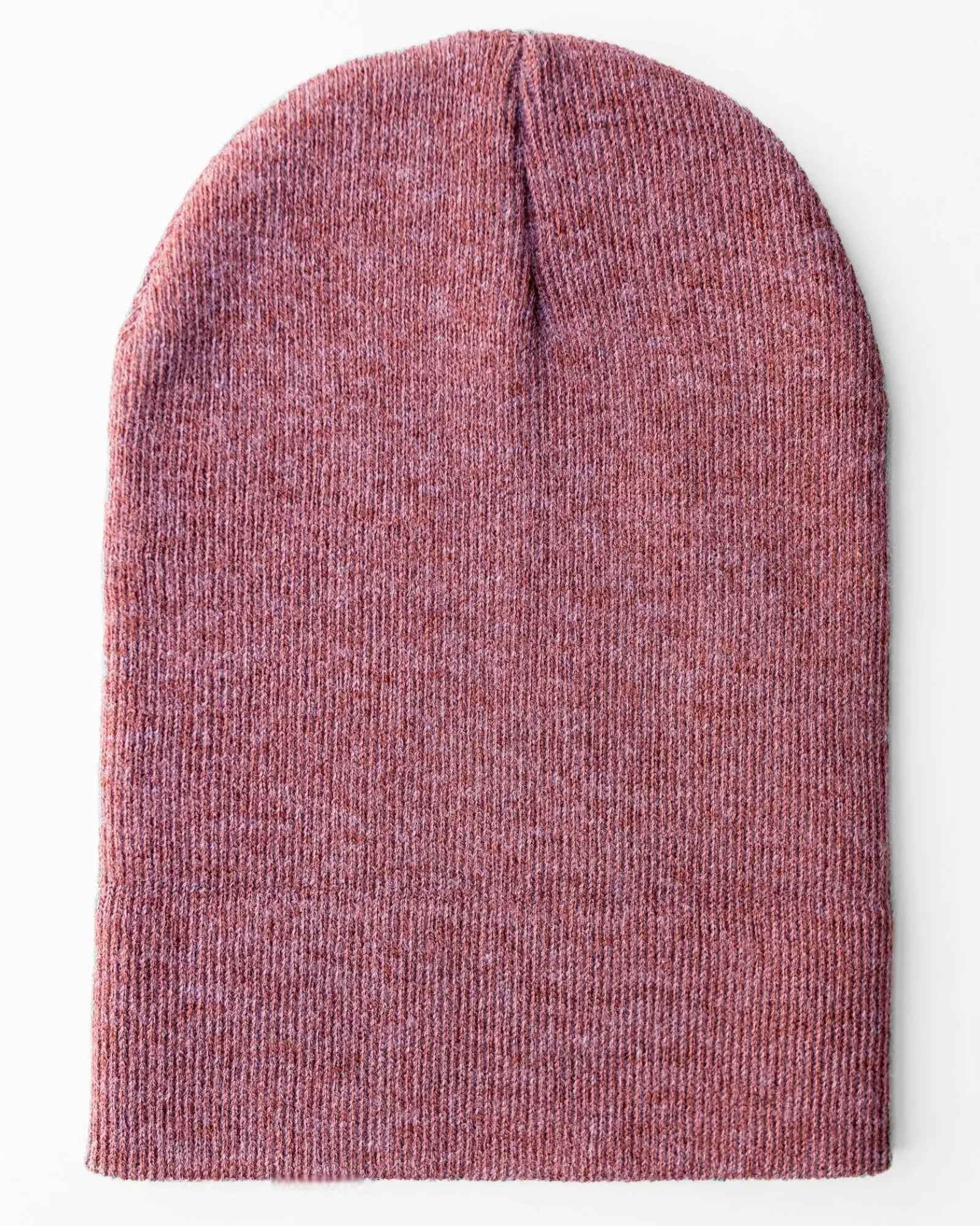 CS105 HAAKWEAR Traditional Silent Cuffed Beanie, Rusty Burgundy