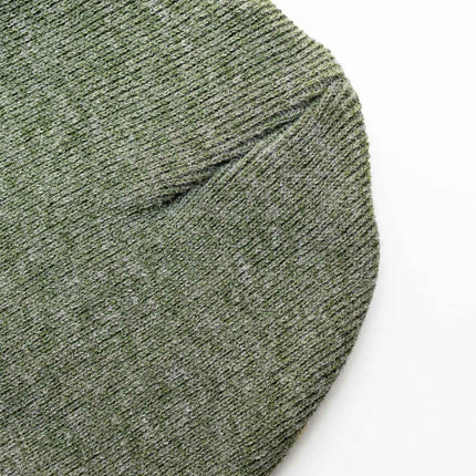CS107 HAAKWEAR Traditional Silent Cuffed Beanie, Forest Green