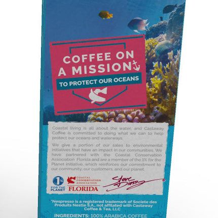 Castaway Coffee Café Cubano Nespresso Capsule 60 Count