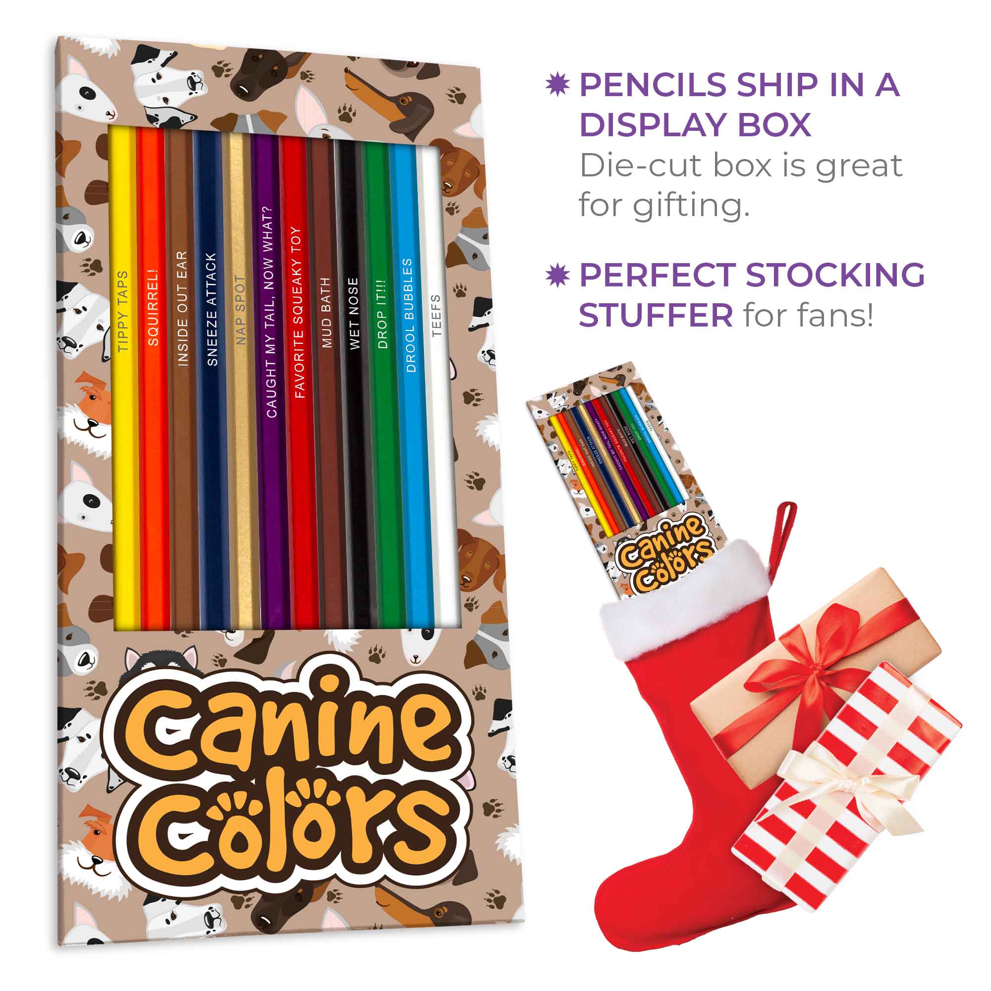 Canine Colors Colored Pencils & Coloring Pages