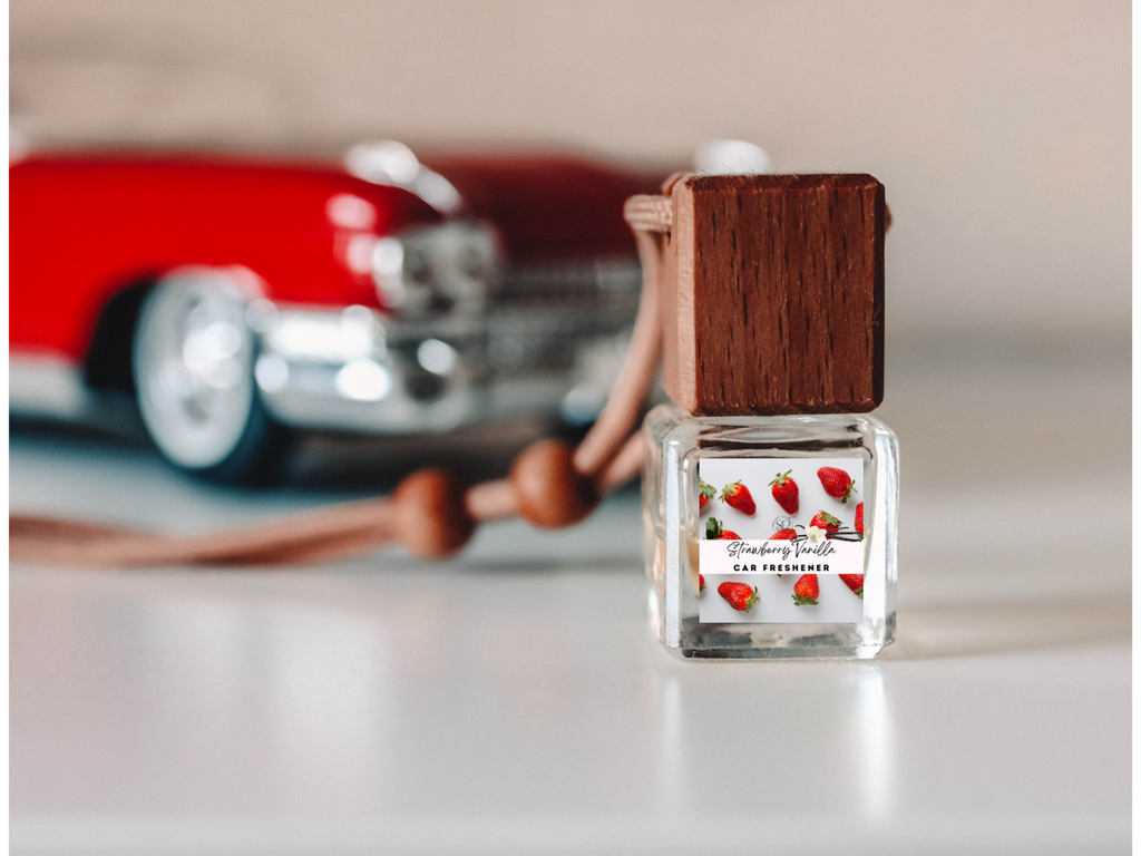 Floral & Feminine Hanging Car Freshener Collection – Elegant Blossoms & Soft Petals