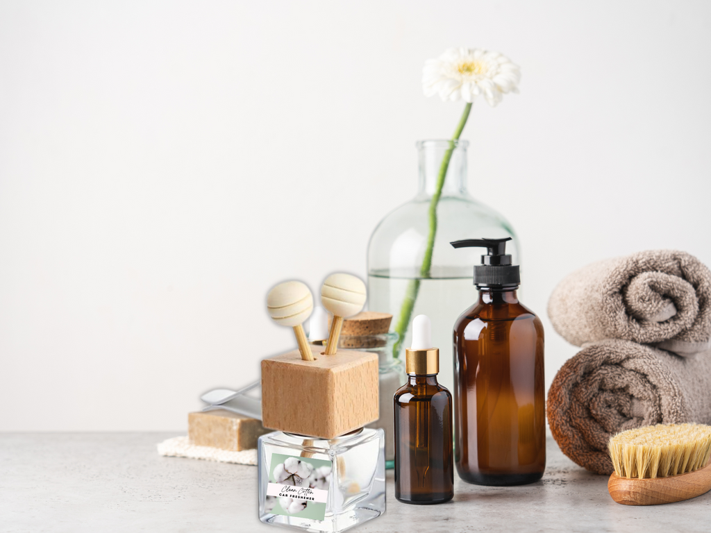 Clean & Fresh Vent Car Diffuser Collection – Crisp Linen, Cotton & Ocean Breeze Aromas