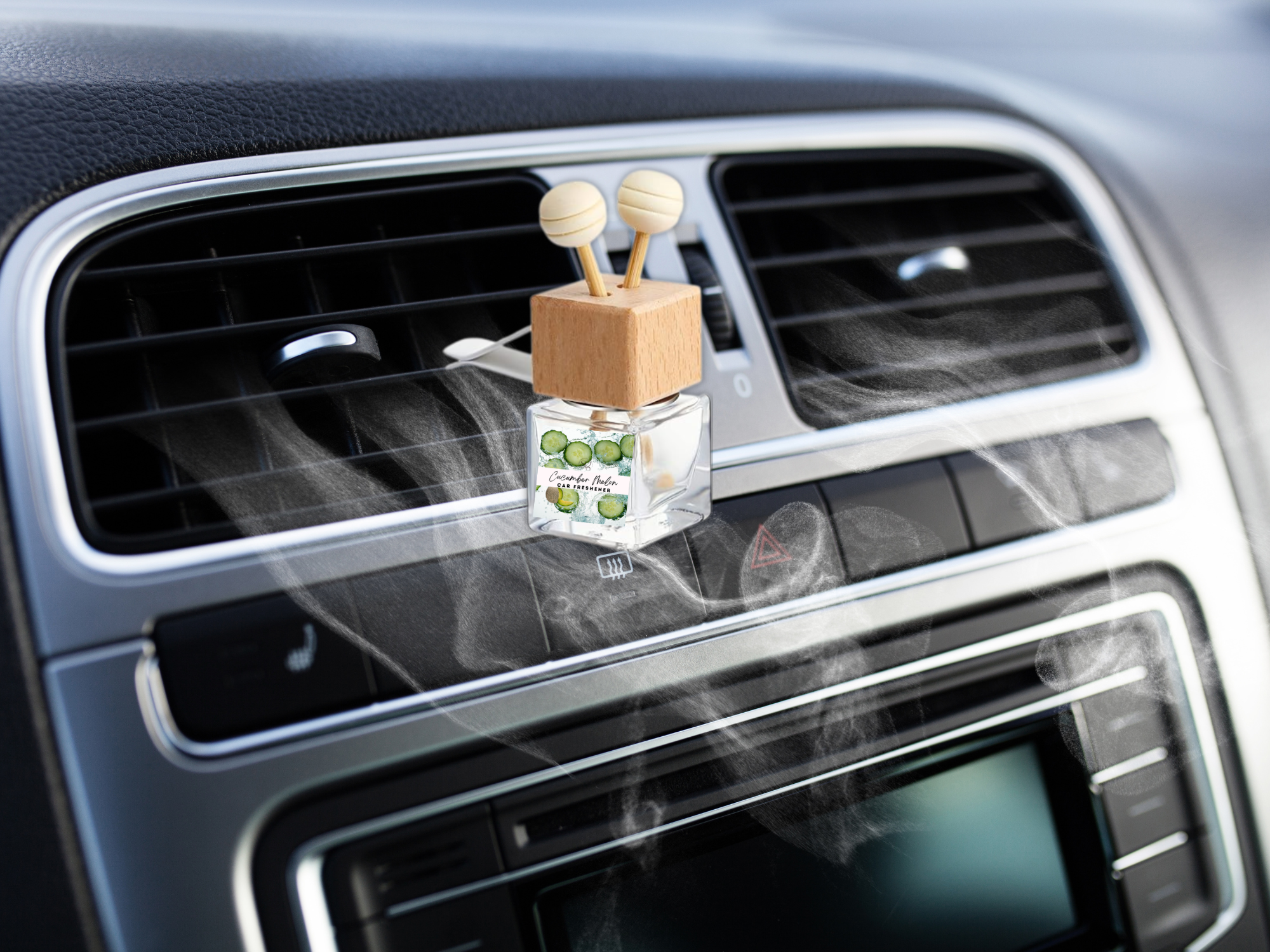 Clean & Fresh Vent Car Diffuser Collection – Crisp Linen, Cotton & Ocean Breeze Aromas