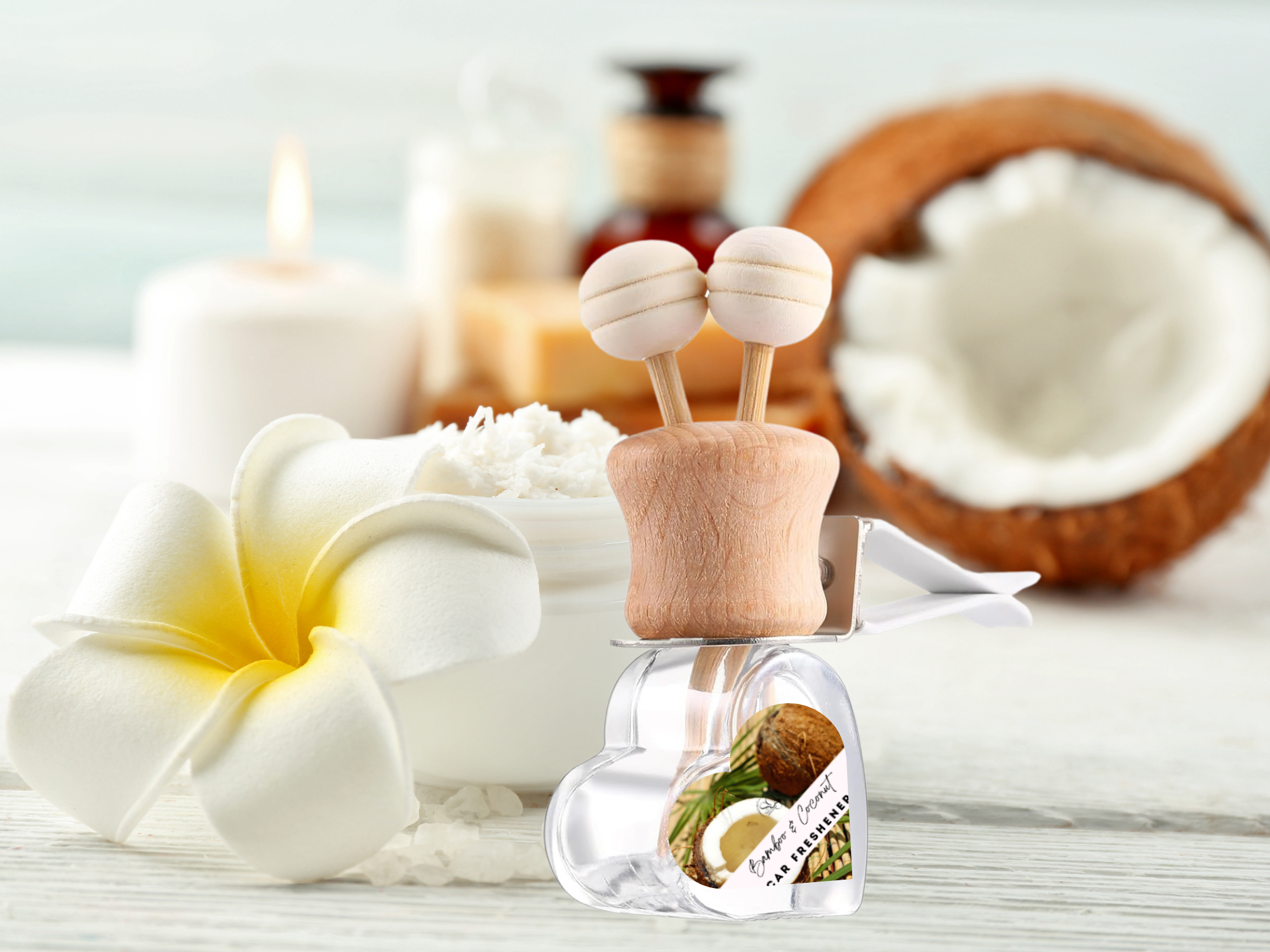 Exotic & Escape Vent Car Diffuser Collection – Tropical Vacation-Inspired Scents