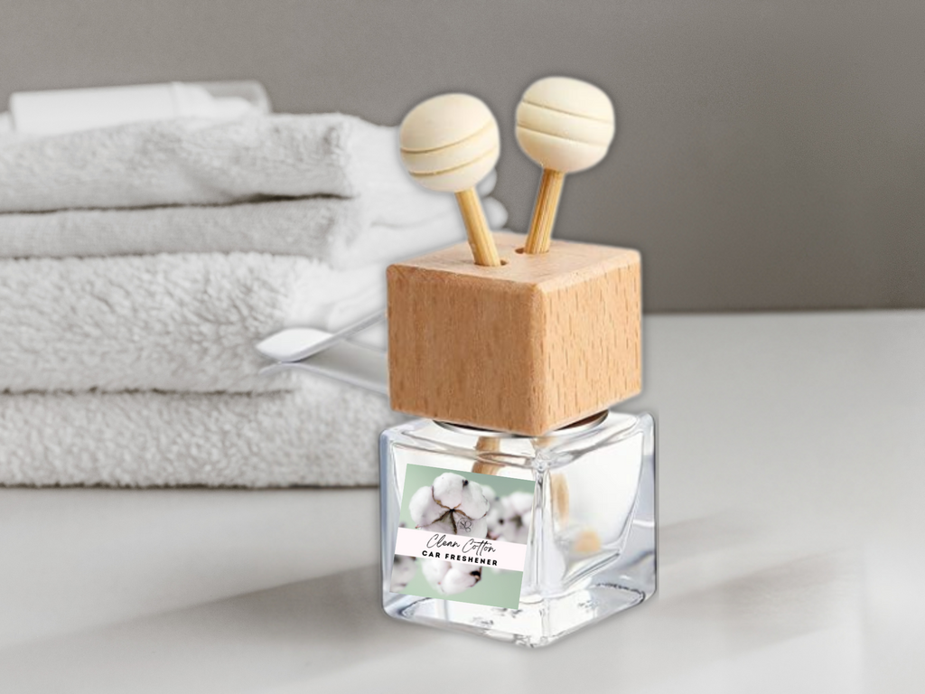 Clean & Fresh Vent Car Diffuser Collection – Crisp Linen, Cotton & Ocean Breeze Aromas