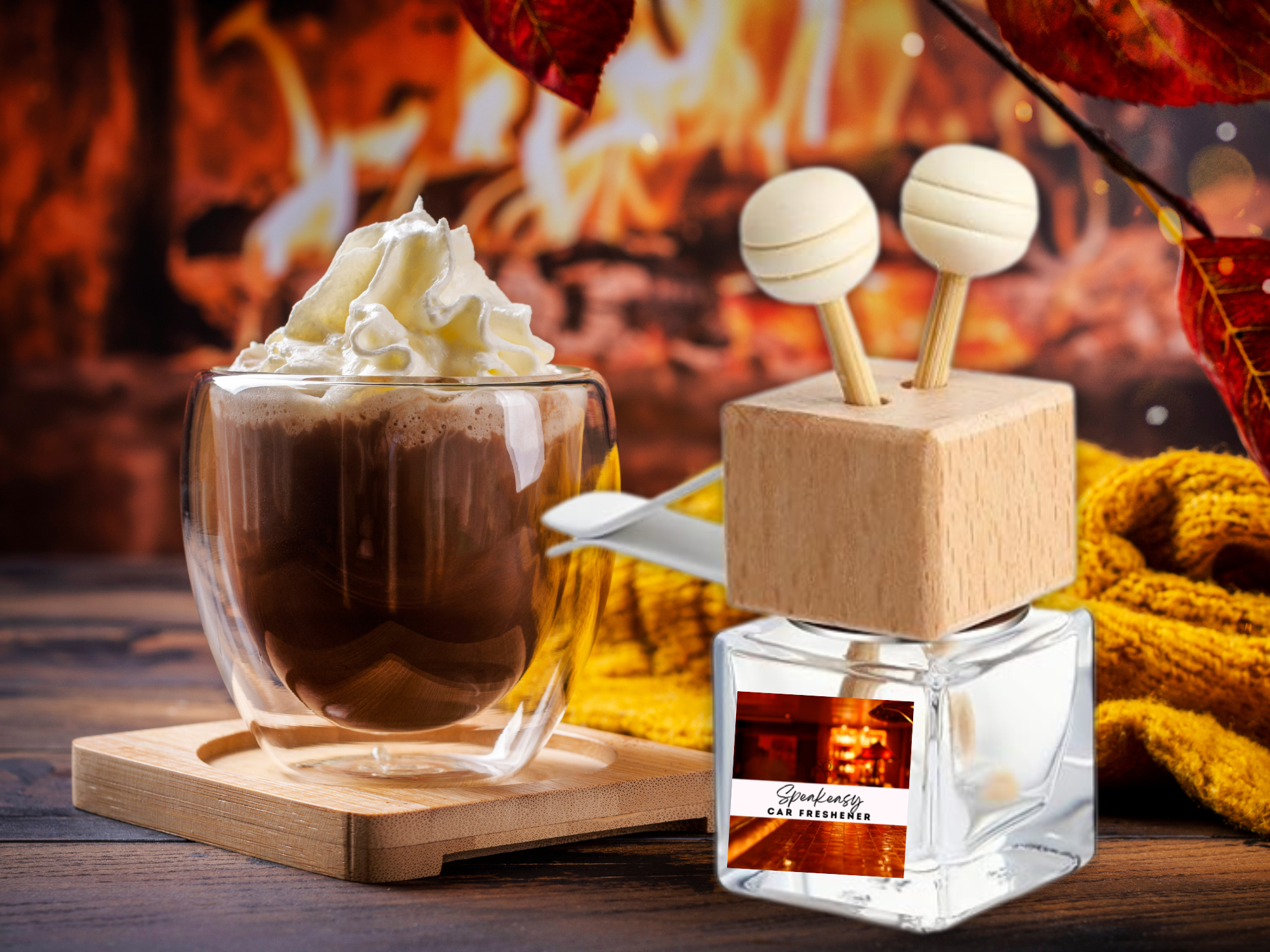 Bold & Masculine Car Diffuser Collection – Sophisticated Woods, Amber & Smoked Aromas