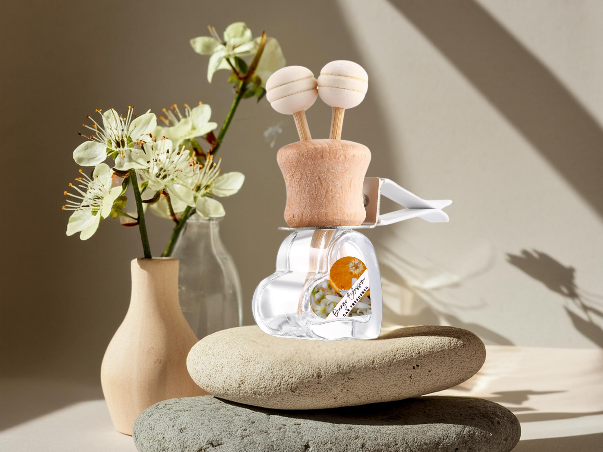 Floral & Feminine Vent Car Diffuser Collection – Elegant Blossoms & Soft Petals