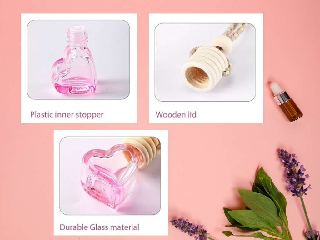 Floral & Feminine Hanging Car Freshener Collection – Elegant Blossoms & Soft Petals