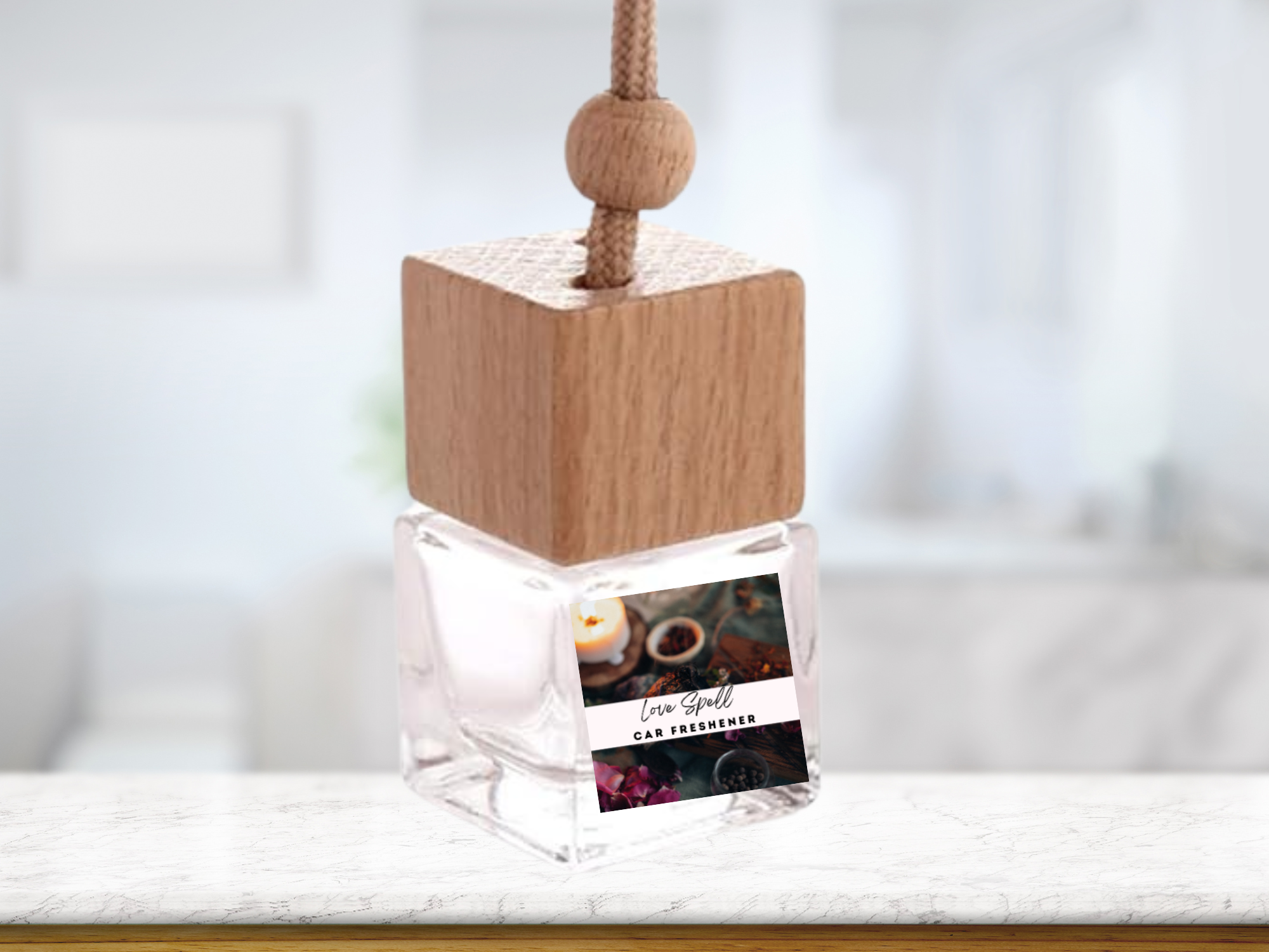 Clean & Fresh Hanging Car Freshener Collection – Crisp Linen, Cotton & Ocean Breeze Aromas