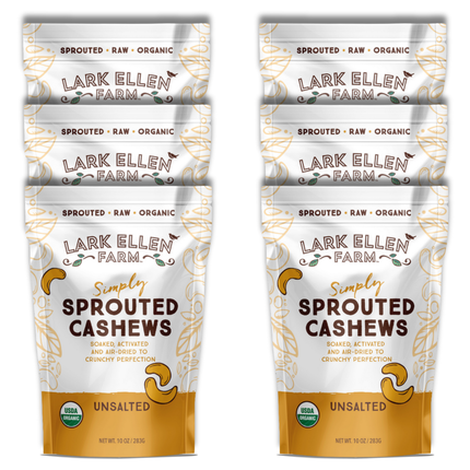 Cashews Unsalted, Sprouted Organic